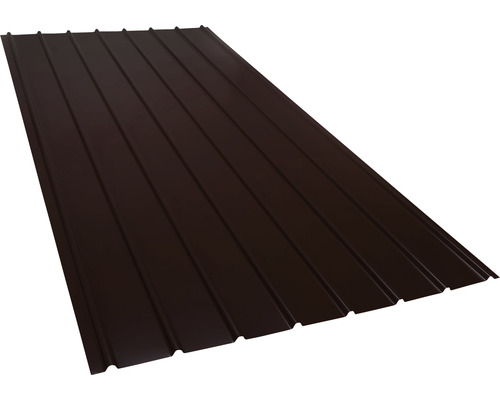 Trapézový krycí plech H12 Bravo 1200 x 910 x 0,3 mm čokoládovohnedý Trapézový plech pre strešnú krytinu