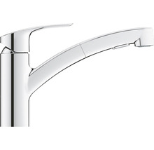 Granitový drez Vima s batériou Grohe Eurosmart 500x530 mm antracit