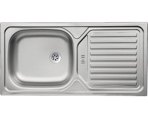 Nerezový drez s odkvapkávacou plochou