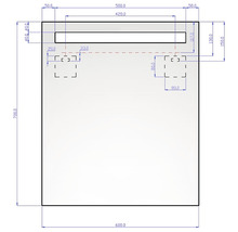 LED Zrkadlo do kúpeľne Luna 60 x 70 cm 902-005