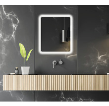 LED Zrkadlo do kúpeľne Moonlight Rounded 60 x 70 cm 411-514