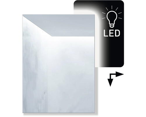LED zrkadlo do kúpeľne s osvetlením Ambiente 70 x 50 cm 410-814