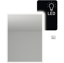 Štvorcové zrkadlo s LED osvetlením