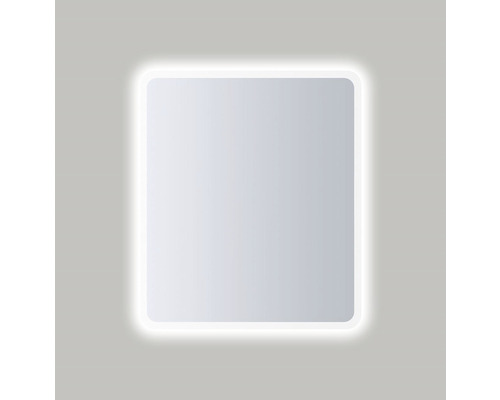 LED Zrkadlo do kúpeľne Moonlight Rounded 60 x 70 cm 411-514