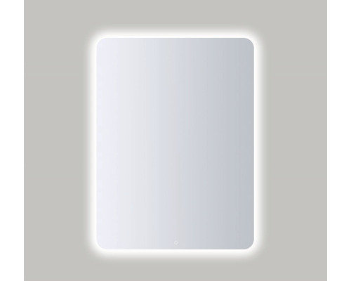 LED zrkadlo do kúpeľne s osvetlením Ambiente Rounded 60 x 80 cm 411-446
