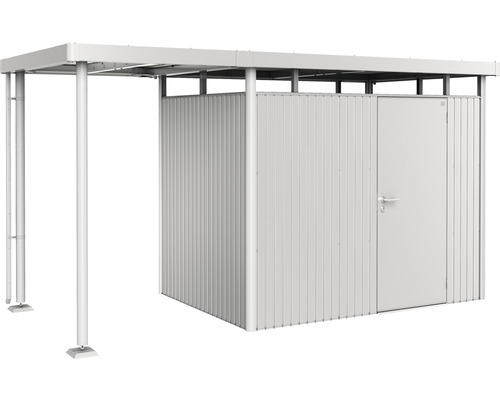 Prístrešok pre záhradný domček Biohort HighLine 2 vel. S 150x195 cm strieborný metalický-0