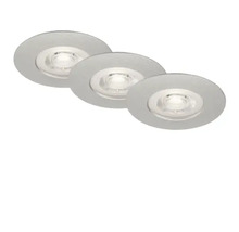 Tri LED vstavané bodové svetlá na stropné osvetlenie