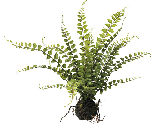 Umelá rastlina papraď s balom 43 cm