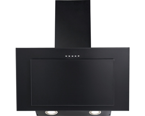 Čierny digestor pre kuchyňu