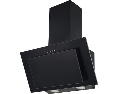 Čierny nástenný odsávač pár