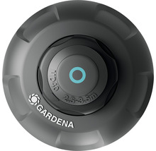 Logo Gardena a regulátor pre záhradný postrekovač