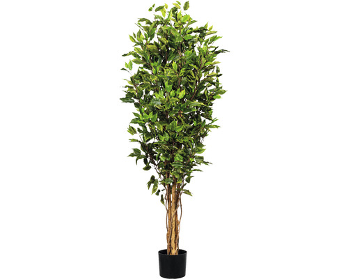 Umelý fikus malolistý Ficus benjamina 1056 listov 150 cm prírodný kmeň UV odolný v plastovom kvetináči