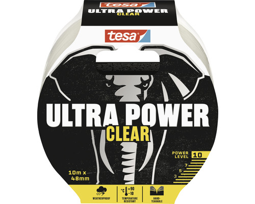 Lepiaca páska tesa® Ultra Power Clear 10 m:48 mm