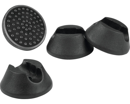 Nábytkové klzáky na montáž na nohy stoličiek