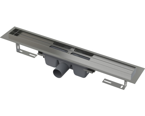 Sprchový žľab Jungborn UNO 650 x 95 mm objemový prietok odtoku 60 l/min. Nerezový sprchový žľab s montážnym materiálom