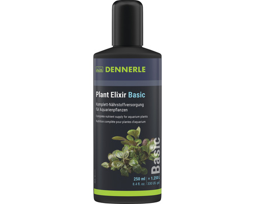 Hnojivo pre akváriové rastliny tekuté Dennerle Plant Elixir Basic 250 ml