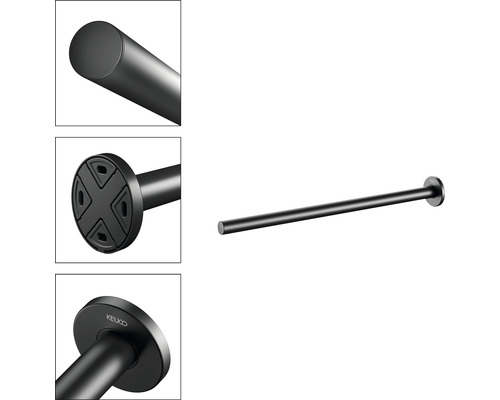 Držiak na uteráky Keuco na montáž na stenu