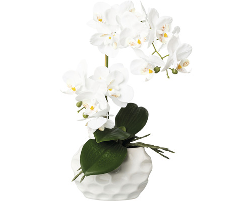 Umelá orchidea v kvetináči