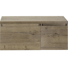 Skrinka pod umývadlo vo farbe dreva s dvomi dvierkami