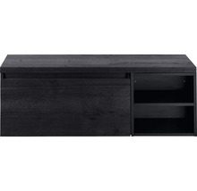 Skrinka na topánky so zásuvkou a otvorenou priehradkou