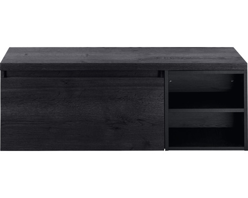 Skrinka na topánky so zásuvkou a otvorenou priehradkou