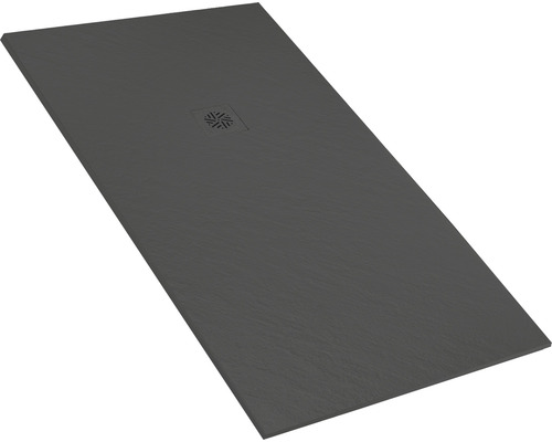 Obdĺžniková sprchová vanička z kamennej živice s odtokovou armatúrou