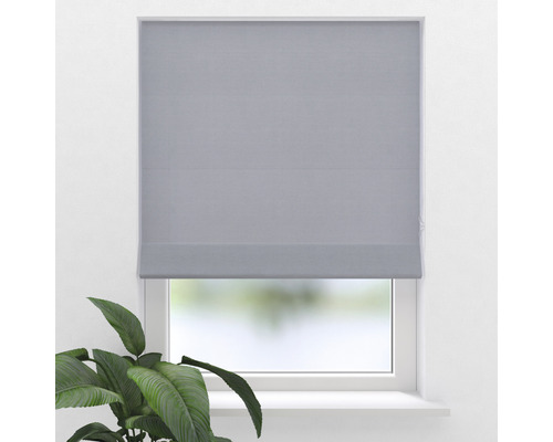Rímska roleta SOLUNA sivá 80x180cm Sivá rímska roleta na okne