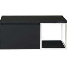 Závesná skrinka pod umývadlo s jednou zásuvkou a otvorenou priehradkou