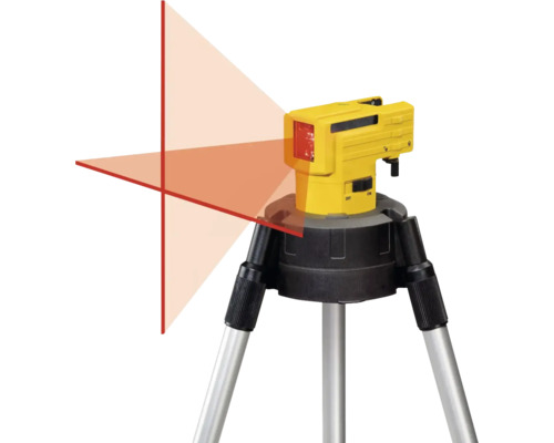 Krížový líniový laser na statíve pre presné vyrovnanie