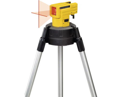 Krížový líniový laser na statíve pre presné vyrovnanie