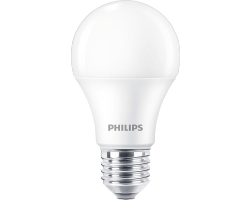 LED žiarovka Philips A60 E27 / 10 W ( 75 W ) biela 1055 lm 4000 K bal.=4 ks Logo Philips na LED žiarovke