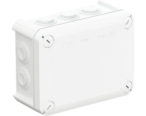 Krabica odbočná OBO IP66 T100 RW 150x116x67 mm biela