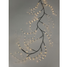 Dekoratívna svetelná reťaz v tvare konára s teplými bielymi LED