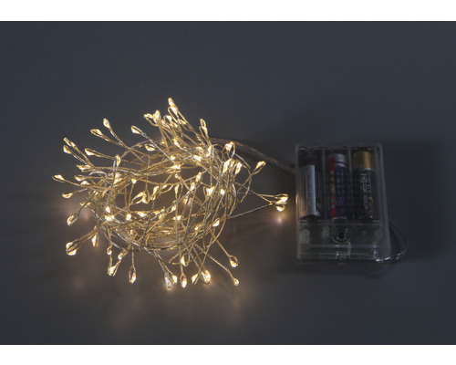 Svetelný reťaz na batérie s dekoratívnymi prvkami
