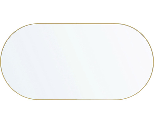 Oválne zrkadlo s rámom