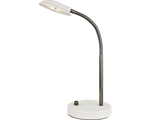 Stolná lampa s flexibilným ramenom na stôl alebo nočný stolík