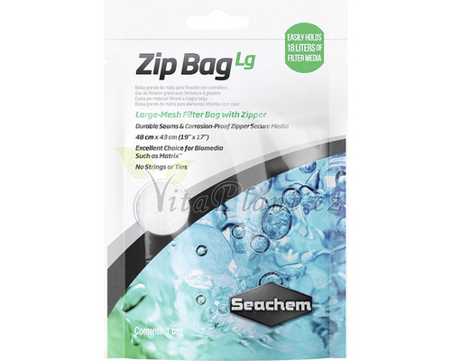 Filtračné vrecko so zipsom Seachem Large Zip Bag 48 x 43 cm