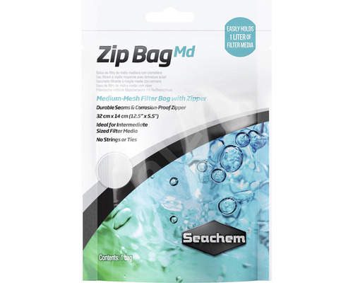 Filtračné vrecko so zipsom Seachem Zip Bag 32 x 14 cm