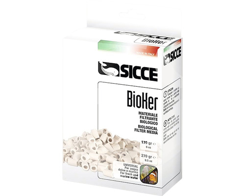 Filtračná náplň SICCE BioKer keramická 270 g pre filter Whale 120, 200, 350 a 500 Biologické filtračné médium Sicce BioKer v balení