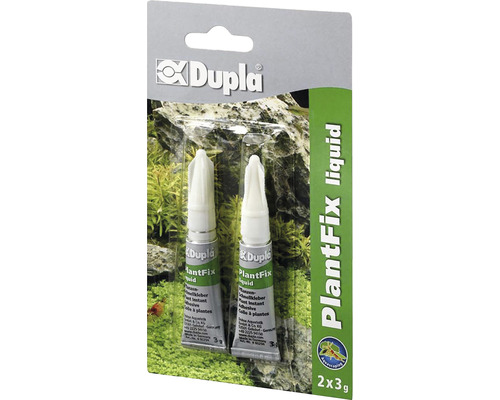 Lepidlo na rastliny Dupla PlantFix liquid 2x3 g Dupla PlantFix tekuté lepidlo, 2 tuby po 3 g, pre aquascaping