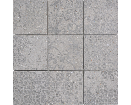 Mozaika z jemnej kameniny CSB 95BG7 štvorcová BLOX 95 sivá 29x29 cm
