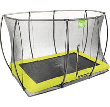 Obdĺžniková záhradná trampolína so záchytnou sieťou