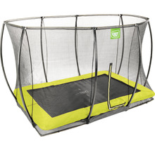 Obdĺžniková záhradná trampolína so sieťou