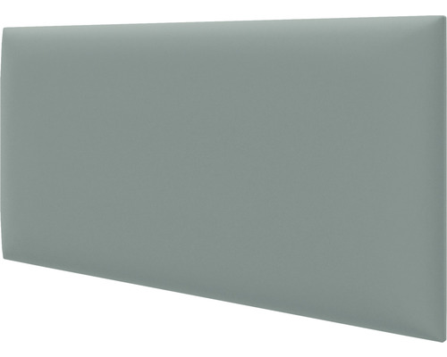 Sivé látkové čelo postele