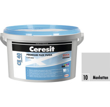 Ceresit CE 40 Aquastatic Premium Flex škárovacia hmota 1-8 mm vo vedre s farebným vzorkovníkom Manhattan