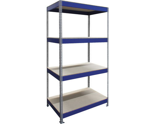 Regál so štyrmi policami na skladovanie