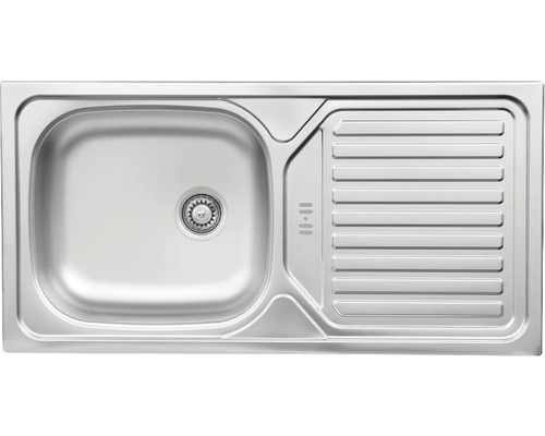 Nerezový drez s odkvapkávacou plochou