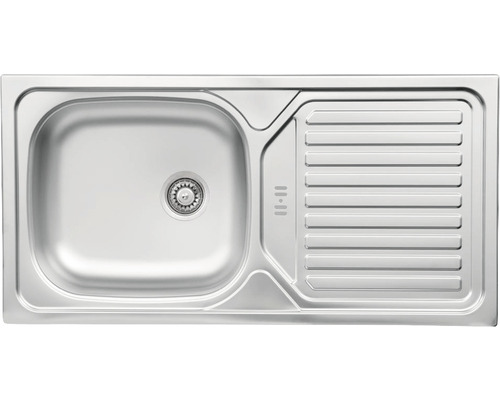 Nerezový drez s odkvapkávacou plochou