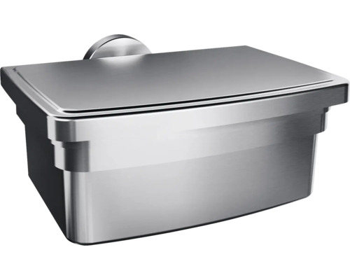 Kovová krabička na toaletný papier na montáž na stenu