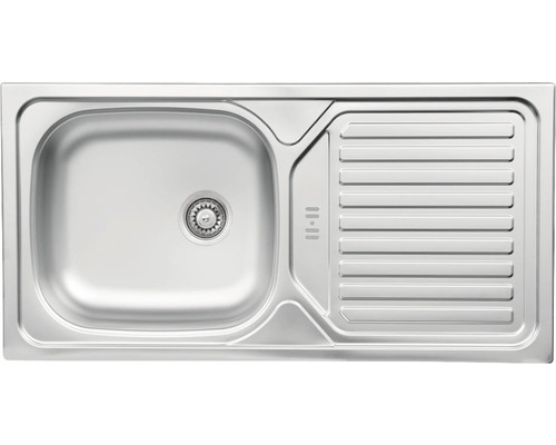 Nerezový drez s odkvapkávacou plochou